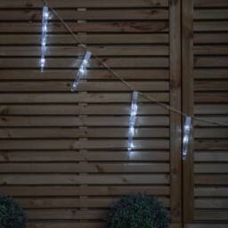 Samuel Alexander 6.9m Icicle Christmas Chaser Lights with 72 Cool White LEDs - thumbnail 8