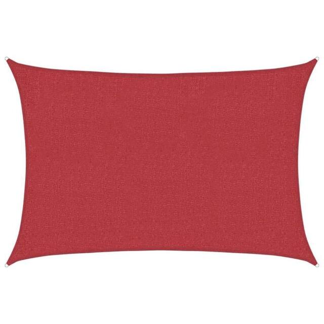 Berkfield Home Sunshade Sail 160 g/m¬≤ Red 3x5 m HDPE - image 1