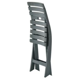 Berkfield Home Folding Garden Chair 2 pcs Plastic Green - thumbnail 6