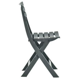 Berkfield Home Folding Garden Chair 2 pcs Plastic Green - thumbnail 4