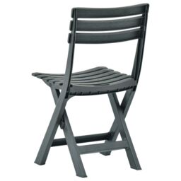 Berkfield Home Folding Garden Chair 2 pcs Plastic Green - thumbnail 5