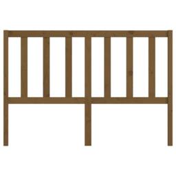 Berkfield Home Bed Headboard Honey Brown 156x4x100 cm Solid Wood Pine - Size: 156 x 4 x 100 cm - thumbnail 4