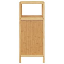 Berkfield Home Classic Bathroom Cabinet with Shelf 36x33x87 cm Bamboo in Light Tan - Size: 36 x 33 x 87 cm - thumbnail 4