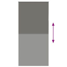 Berkfield Home Roller Blind Blackout Grey 90x210 cm Fabric Width 85.7 cm Polyester - thumbnail 5