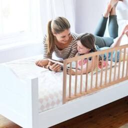 Safetots Wooden Bed Rail in Natural - Size: 38 cm x 110 cm - thumbnail 6