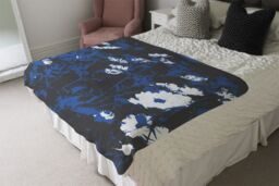 Benjamin Tate Design Field Of Flowers Blanket in Natural - Size: 120 cm x 150 cm - thumbnail 3