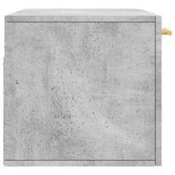 Berkfield Home Wall Cabinet Concrete Grey 80x36.5x35 cm Engineered Wood - thumbnail 7