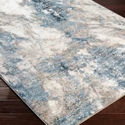 Livabliss Allegro-Abstract Grey Blue Brown Modern Marble Living Dining Rug - Size: 160 cm x 215 cm - thumbnail 6