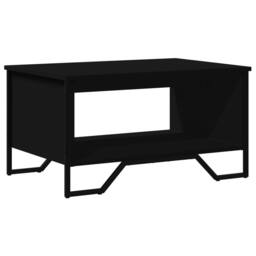 Berkfield Home Durable Coffee Table Black 75x51x40 cm Engineered Wood - Size: 75 x 51 x 40 cm - thumbnail 7