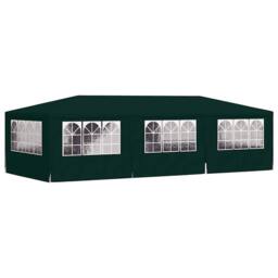 Berkfield Home Professional Party Tent with Side Walls 4x9 m Green 90 g/m? - thumbnail 5