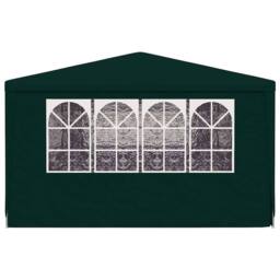 Berkfield Home Professional Party Tent with Side Walls 4x9 m Green 90 g/m? - thumbnail 4