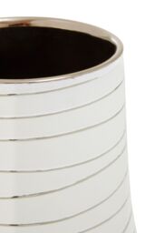 Orsina Haldis Small White Silver Ceramic Planter - thumbnail 3