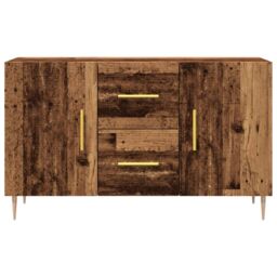 Berkfield Home Sideboard Old Wood 100x36x60 cm Engineered Wood in Brown - Size: 100 x 36 x 60 cm - thumbnail 4