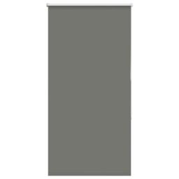 Berkfield Home Roller Blind Blackout Grey 85x175 cm Fabric Width 80.7 cm Polyester - thumbnail 1