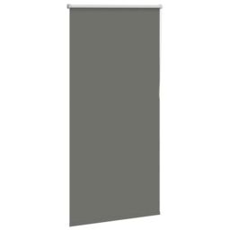 Berkfield Home Roller Blind Blackout Grey 85x175 cm Fabric Width 80.7 cm Polyester - thumbnail 3