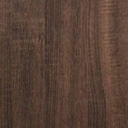 Berkfield Home Durable Bed Frame No Mattress Brown Oak 90x200 cm Engineered Wood - thumbnail 9