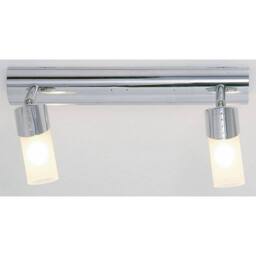 Netlighting Kopus Ceiling 2 Light G9 Polished Chrome Frosted Glass in Grey - thumbnail 2
