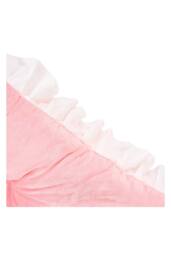 Living and Home Crown-Shaped Ruffled Bed Headboard Pillow in Pink - Size: Large - thumbnail 5