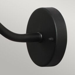 Netlighting Klampenborg 1 Light Outdoor Fisherman Dome Wall Lantern Black IP44 E27 - thumbnail 2