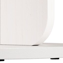 Berkfield Home Side Table White Solid pine wood - thumbnail 9