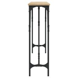 Berkfield Home Console Table Sonoma Oak 180x23x75 cm Engineered Wood in Brown - Size: 180 x 23 x 75 cm - thumbnail 5