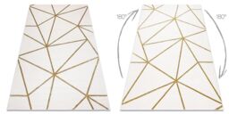 RugsX Emerald Rug in Yellow - Size: 160 cm x 220 cm - thumbnail 3