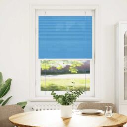 Berkfield Home Pleated Blind Blue 70x100 cm Fabric Width 69.4 cm Polyester - thumbnail 2