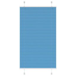 Berkfield Home Pleated Blind Blue 70x100 cm Fabric Width 69.4 cm Polyester