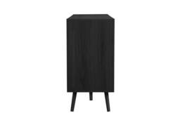 Birlea Croxley 2 Door Sideboard Black Rattan Storage Cabinet - thumbnail 8
