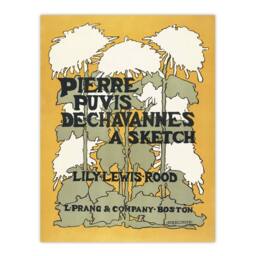 Artery8 Ethel Reed Framed Wall Art Print Pierre Puvis De Chavannes A Sketch in Yellow - Size: A4 - thumbnail 3