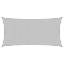 Berkfield Home Sun Shade Sail Light Grey 4x2 m 100% Polyester Oxford - thumbnail 2