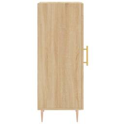 Berkfield Home Sideboard Sonoma Oak 34.5x34x90 cm Engineered Wood in Brown - thumbnail 7