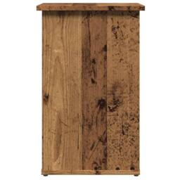 Berkfield Home Sideboard Old Wood 35x35x55 cm Engineered Wood in Brown - Size: 35 x 35 x 55 cm - thumbnail 5