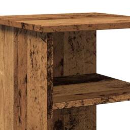 Berkfield Home Sideboard Old Wood 35x35x55 cm Engineered Wood in Brown - Size: 35 x 35 x 55 cm - thumbnail 7