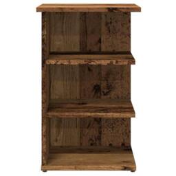 Berkfield Home Sideboard Old Wood 35x35x55 cm Engineered Wood in Brown - Size: 35 x 35 x 55 cm - thumbnail 4
