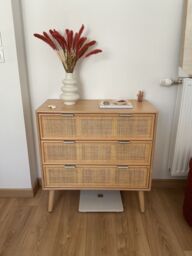 Nordlys Scandinavian Bedroom Wooden Chest of Drawers in Brown - thumbnail 8