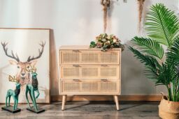 Nordlys Scandinavian Bedroom Wooden Chest of Drawers in Brown - thumbnail 3