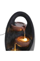H&O Direct Creative Egg Shape Outdoor Water Feature Fountain in Natural - thumbnail 5