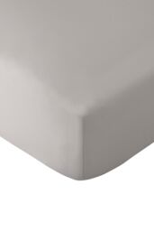 Catherine Lansfield So Soft Non Iron Fitted Sheet in Grey - Size: Super King Fitted - thumbnail 2