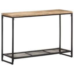 Berkfield Home Beautiful Console Table 110x35x75 cm Solid Mango Wood in Brown - Size: 110 x 35 x 75 cm - thumbnail 7