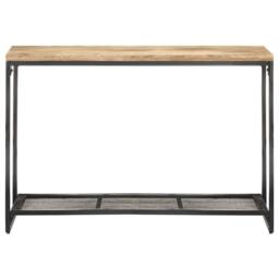 Berkfield Home Beautiful Console Table 110x35x75 cm Solid Mango Wood in Brown - Size: 110 x 35 x 75 cm - thumbnail 3