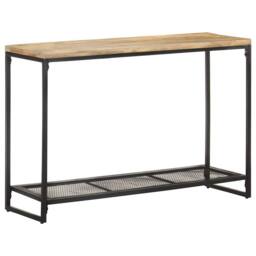 Berkfield Home Beautiful Console Table 110x35x75 cm Solid Mango Wood in Brown - Size: 110 x 35 x 75 cm - thumbnail 8