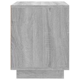 Berkfield Home Modern Bedside Cabinet Grey Sonoma 44x35x45 cm Engineered Wood - Size: 44 x 35 x 45 cm - thumbnail 8