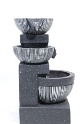 H&O Direct Outdoor Water Fountain Rockery Decoration Solar Powered in Natural - thumbnail 5