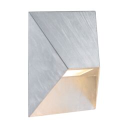 Nordlux Pontio Outdoor Wall Light Silver Galv Steel Garden GU10 IP54 Mains
