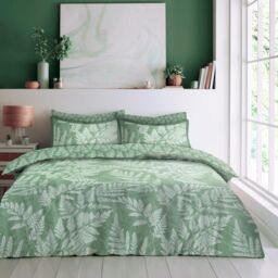 GAVENO CAVAILIA Fern Printed Duvet Cover - Size: Double - thumbnail 1
