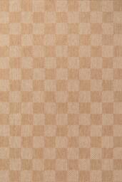 Ted Baker Flatweave Dorothy Indoor Outdoor Rug Checkerboard Design in Beige - Size: 120 cm x 170 cm - thumbnail 1