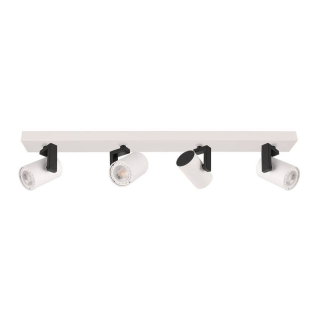 Netlighting Mola Modern 4 Light Ceiling Spotlight Bar GU10 in White
