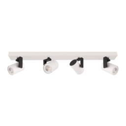 Netlighting Mola Modern 4 Light Ceiling Spotlight Bar GU10 in White - thumbnail 1