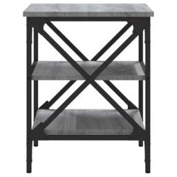 Berkfield Home Side Tables 2 pcs Grey Sonoma 40x42x50 cm Engineered Wood - Size: 40 x 42 x 50 cm - thumbnail 7